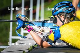 13.09.2022, Lavaze, Italy (ITA): Elvira Oeberg (SWE) - Biathlon summer training, Lavaze (ITA). www.nordicfocus.com. © Vanzetta/NordicFocus. Every downloaded picture is fee-liable.
