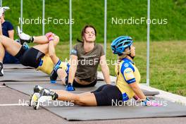 14.09.2022, Lavaze, Italy (ITA): Johanna Skottheim (SWE) - Biathlon summer training, Lavaze (ITA). www.nordicfocus.com. © Barbieri/NordicFocus. Every downloaded picture is fee-liable.