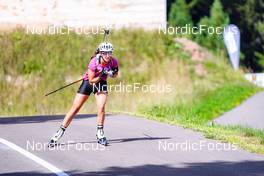 31.07.2022, Lavaze, Italy (ITA): Julia Schwaiger (AUT) - Biathlon summer training, Lavaze (ITA). www.nordicfocus.com. © Barbieri/NordicFocus. Every downloaded picture is fee-liable.