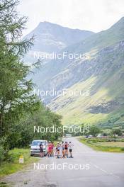 29.06.2022, Bessans, France (FRA): Lisa Vittozzi (ITA), Eleonora Fauner (ITA), (l-r) - Biathlon summer training, Bessans (FRA). www.nordicfocus.com. © Authamayou/NordicFocus. Every downloaded picture is fee-liable.