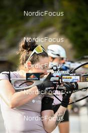 20.10.2022, Ramsau am Dachstein, Austria (AUT):  Lou Jeanmonnot (FRA) - Biathlon training, Ramsau am Dachstein (AUT). www.nordicfocus.com. © Reichert/NordicFocus. Every downloaded picture is fee-liable.