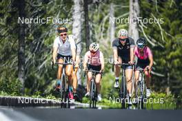 8.08.2022, Lavaze, Italy (ITA): Denise Herrmann  (GER), Vanessa Voigt  (GER), (l-r)  - Biathlon summer training, Lavaze (ITA). www.nordicfocus.com. © Vanzetta/NordicFocus. Every downloaded picture is fee-liable.