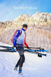 20.10.2022, Ramsau am Dachstein, Austria (AUT):  Eric Perrot (FRA) - Biathlon training, Ramsau am Dachstein (AUT). www.nordicfocus.com. © Reichert/NordicFocus. Every downloaded picture is fee-liable.