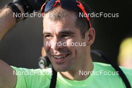 14.10.2022, Ramsau am Dachstein, Austria (AUT): Denys Nasyko (UKR) - Biathlon training, Ramsau am Dachstein (AUT). www.nordicfocus.com. © Manzoni/NordicFocus. Every downloaded picture is fee-liable.