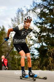 18.10.2022, Ramsau am Dachstein, Austria (AUT):  Eric Perrot (FRA) - Biathlon training, Ramsau am Dachstein (AUT). www.nordicfocus.com. © Reichert/NordicFocus. Every downloaded picture is fee-liable.