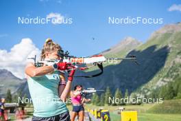 29.06.2022, Bessans, France (FRA): Samuela Comola (ITA) - Biathlon summer training, Bessans (FRA). www.nordicfocus.com. © Authamayou/NordicFocus. Every downloaded picture is fee-liable.