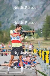25.08.2022, Bessans, France (FRA): Eric Perrot - Biathlon summer training, Bessans (FRA). www.nordicfocus.com. © Authamayou/NordicFocus. Every downloaded picture is fee-liable.