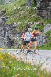 30.06.2022, Bessans, France (FRA): Undefined athlete competes, Hannah Auchentaller (ITA), (l-r) - Biathlon summer training, Bessans (FRA). www.nordicfocus.com. © Authamayou/NordicFocus. Every downloaded picture is fee-liable.