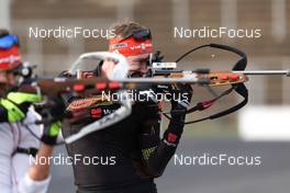 21.10.2022, Oberhof, Germany (GER):  Johannes Kuehn (GER) - Biathlon summer training, Oberhof (GER). www.nordicfocus.com. © Heilwagen/NordicFocus. Every downloaded picture is fee-liable.