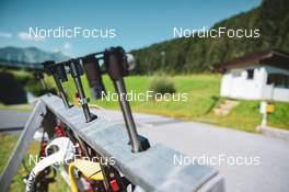 10.08.2022, Hochfilzen, Austria (AUT): feature: riffles - Biathlon summer training, Hochfilzen (AUT). www.nordicfocus.com. © Reichert/NordicFocus. Every downloaded picture is fee-liable.