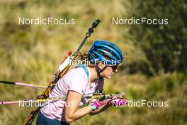 13.09.2022, Lavaze, Italy (ITA): Linn Persson (SWE) - Biathlon summer training, Lavaze (ITA). www.nordicfocus.com. © Vanzetta/NordicFocus. Every downloaded picture is fee-liable.