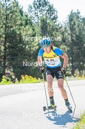 04.08.2022, Font-Romeu, France (FRA): Paul Fontaine (FRA) - Biathlon summer training, Font-Romeu (FRA). www.nordicfocus.com. © Authamayou/NordicFocus. Every downloaded picture is fee-liable.