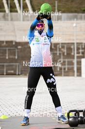 19.09.2022, Oberhof, Germany (GER): Oceane Michelon (FRA) - Biathlon summer training, Oberhof (GER). www.nordicfocus.com. © Reichert/NordicFocus. Every downloaded picture is fee-liable.