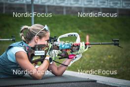 8.08.2022, Lavaze, Italy (ITA): Anna Weidel  (GER) - Biathlon summer training, Lavaze (ITA). www.nordicfocus.com. © Vanzetta/NordicFocus. Every downloaded picture is fee-liable.