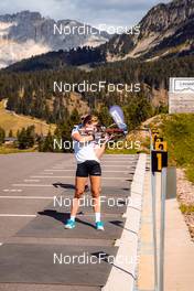 24.08.2022, Lavaze, Italy (ITA): Ida Lien (NOR) - Biathlon summer training, Lavaze (ITA). www.nordicfocus.com. © Barbieri/NordicFocus. Every downloaded picture is fee-liable.