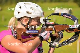 11.08.2022, Hochfilzen, Austria (AUT): Lisa Theresa Hauser (AUT) - Biathlon summer training, Hochfilzen (AUT). www.nordicfocus.com. © Reichert/NordicFocus. Every downloaded picture is fee-liable.