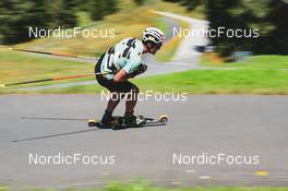 10.08.2022, Hochfilzen, Austria (AUT): Philipp Horn (GER) - Biathlon summer training, Hochfilzen (AUT). www.nordicfocus.com. © Reichert/NordicFocus. Every downloaded picture is fee-liable.