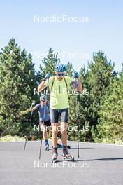 03.08.2022, Font-Romeu, France (FRA): Theo Guiraud Poillot (FRA) - Biathlon summer training, Font-Romeu (FRA). www.nordicfocus.com. © Authamayou/NordicFocus. Every downloaded picture is fee-liable.