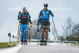 24.10.2022, Antholz, Italy (ITA):  Braunhofer Patrick (ITA), Fauner Daniele (ITA), (l-r)  - Biathlon training, Antholz (ITA). www.nordicfocus.com. © Vanzetta/NordicFocus. Every downloaded picture is fee-liable.