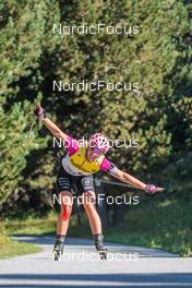 04.08.2022, Font-Romeu, France (FRA): Chloe Bened (FRA) - Biathlon summer training, Font-Romeu (FRA). www.nordicfocus.com. © Authamayou/NordicFocus. Every downloaded picture is fee-liable.