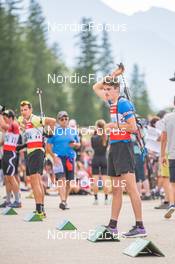 25.08.2022, Bessans, France (FRA): Valentin Lejeune (FRA) - Biathlon summer training, Bessans (FRA). www.nordicfocus.com. © Authamayou/NordicFocus. Every downloaded picture is fee-liable.