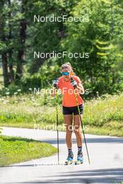 30.06.2022, Bessans, France (FRA): Lisa Vittozzi (ITA) - Biathlon summer training, Bessans (FRA). www.nordicfocus.com. © Authamayou/NordicFocus. Every downloaded picture is fee-liable.
