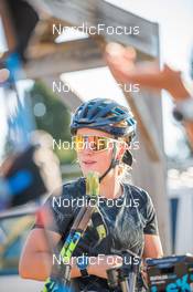04.08.2022, Font-Romeu, France (FRA): Sophie Chauveau (FRA) - Biathlon summer training, Font-Romeu (FRA). www.nordicfocus.com. © Authamayou/NordicFocus. Every downloaded picture is fee-liable.
