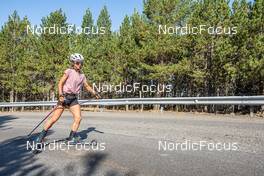 31.07.2022, Font-Romeu, France (FRA): Jeanne Richard (FRA) - Biathlon summer training, Font-Romeu (FRA). www.nordicfocus.com. © Authamayou/NordicFocus. Every downloaded picture is fee-liable.