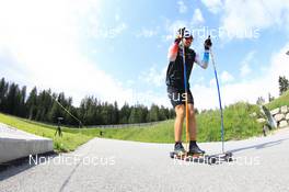 01.07.2022, Lenzerheide, Switzerland (SUI): Nico Salutt (SUI) - Biathlon summer training, Lenzerheide (SUI). www.nordicfocus.com. © Manzoni/NordicFocus. Every downloaded picture is fee-liable.