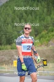 25.08.2022, Bessans, France (FRA): Emilien Jacquelin (FRA) - Biathlon summer training, Bessans (FRA). www.nordicfocus.com. © Authamayou/NordicFocus. Every downloaded picture is fee-liable.