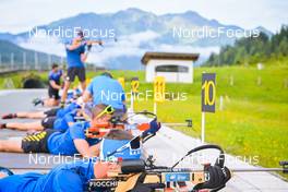 04.07.2022, Hochfilzen, Austria (AUT): Michele Molinari (ITA) - Biathlon summer training, Hochfilzen (AUT). www.nordicfocus.com. © Reichert/NordicFocus. Every downloaded picture is fee-liable.