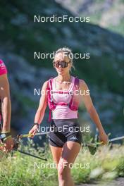 29.06.2022, Bessans, France (FRA): Hannah Auchentaller (ITA) - Biathlon summer training, Bessans (FRA). www.nordicfocus.com. © Authamayou/NordicFocus. Every downloaded picture is fee-liable.