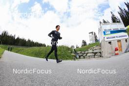 01.07.2022, Lenzerheide, Switzerland (SUI): Niklas Hartweg (SUI) - Biathlon summer training, Lenzerheide (SUI). www.nordicfocus.com. © Manzoni/NordicFocus. Every downloaded picture is fee-liable.