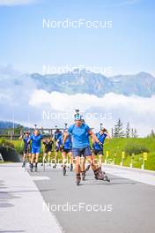 04.07.2022, Hochfilzen, Austria (AUT): Tommaso Giacomel (ITA) - Biathlon summer training, Hochfilzen (AUT). www.nordicfocus.com. © Reichert/NordicFocus. Every downloaded picture is fee-liable.