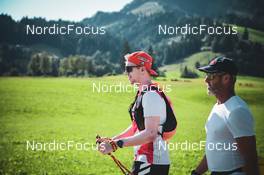 10.08.2022, Hochfilzen, Austria (AUT): Johannes Kuehn (GER), Mark Kirchner (GER) - Biathlon summer training, Hochfilzen (AUT). www.nordicfocus.com. © Reichert/NordicFocus. Every downloaded picture is fee-liable.