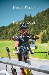 10.08.2022, Hochfilzen, Austria (AUT): David Zobel (GER) - Biathlon summer training, Hochfilzen (AUT). www.nordicfocus.com. © Reichert/NordicFocus. Every downloaded picture is fee-liable.