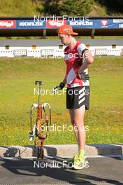 11.08.2022, Hochfilzen, Austria (AUT): Johannes Kuehn (GER) - Biathlon summer training, Hochfilzen (AUT). www.nordicfocus.com. © Reichert/NordicFocus. Every downloaded picture is fee-liable.