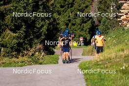 10.09.2022, Lavaze, Italy (ITA): Oskar Brandt (SWE), Sebastian Samuelsson (SWE), (l-r)  - Biathlon summer training, Lavaze (ITA). www.nordicfocus.com. © Barbieri/NordicFocus. Every downloaded picture is fee-liable.