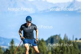 13.09.2022, Lavaze, Italy (ITA): Martin Ponsiluoma (SWE) - Biathlon summer training, Lavaze (ITA). www.nordicfocus.com. © Vanzetta/NordicFocus. Every downloaded picture is fee-liable.