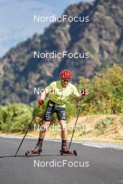 31.07.2022, Font-Romeu, France (FRA): Jacques Jefferies (FRA) - Biathlon summer training, Font-Romeu (FRA). www.nordicfocus.com. © Authamayou/NordicFocus. Every downloaded picture is fee-liable.