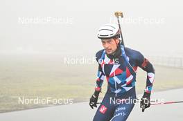 15.10.2022, Oberhof, Germany (GER): Sturla Holm Laegreid (NOR) - Biathlon summer training, Oberhof (GER). www.nordicfocus.com. © Reichert/NordicFocus. Every downloaded picture is fee-liable.
