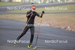 21.10.2022, Oberhof, Germany (GER): Johannes Kuehn (GER) - Biathlon summer training, Oberhof (GER). www.nordicfocus.com. © Heilwagen/NordicFocus. Every downloaded picture is fee-liable.