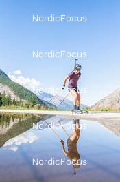 29.08.2022, Bessans, France (FRA): Julia Simon (FRA) - Biathlon summer training, Bessans (FRA). www.nordicfocus.com. © Authamayou/NordicFocus. Every downloaded picture is fee-liable.