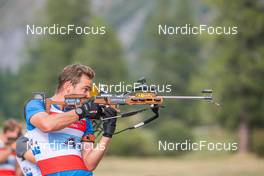 25.08.2022, Bessans, France (FRA): Antonin Guigonnat (FRA) - Biathlon summer training, Bessans (FRA). www.nordicfocus.com. © Authamayou/NordicFocus. Every downloaded picture is fee-liable.