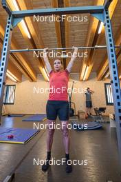 27.08.2022, Bessans, France (FRA): Julia Simon (FRA) - Biathlon summer training, Bessans (FRA). www.nordicfocus.com. © Authamayou/NordicFocus. Every downloaded picture is fee-liable.