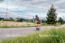14.09.2022, Lavaze, Italy (ITA): Mona Brorsson (SWE) - Biathlon summer training, Lavaze (ITA). www.nordicfocus.com. © Barbieri/NordicFocus. Every downloaded picture is fee-liable.