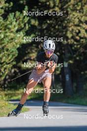 04.08.2022, Font-Romeu, France (FRA): Jeanne Richard (FRA) - Biathlon summer training, Font-Romeu (FRA). www.nordicfocus.com. © Authamayou/NordicFocus. Every downloaded picture is fee-liable.