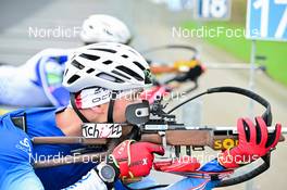 19.09.2022, Oberhof, Germany (GER): Fabien Claude (FRA) - Biathlon summer training, Oberhof (GER). www.nordicfocus.com. © Reichert/NordicFocus. Every downloaded picture is fee-liable.