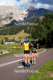 10.09.2022, Lavaze, Italy (ITA): Elvira Oeberg (SWE), Hanna Oeberg (SWE), (l-r)  - Biathlon summer training, Lavaze (ITA). www.nordicfocus.com. © Barbieri/NordicFocus. Every downloaded picture is fee-liable.