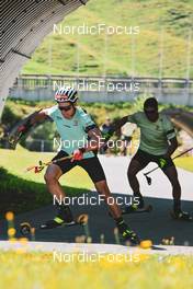 10.08.2022, Hochfilzen, Austria (AUT): Philipp Horn (GER), Philipp Nawrath (GER) - Biathlon summer training, Hochfilzen (AUT). www.nordicfocus.com. © Reichert/NordicFocus. Every downloaded picture is fee-liable.